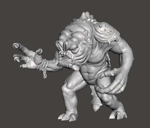 RANCOR MINIATURE MODELS SET FOR SCIFI OR FANTASY GAMES DND RPG LEGION 3D Print Model .c4d .max .obj .3ds .fbx .stl .blend 