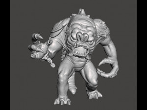 RANCOR MINIATURE MODELS SET FOR SCIFI OR FANTASY GAMES DND RPG LEGION 3D 프린트 모델