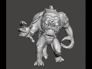 RANCOR MINIATURE MODELS SET FOR SCIFI OR FANTASY GAMES DND RPG LEGION 3D Print Model