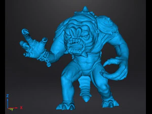 RANCOR MINIATURE MODELS SET FOR SCIFI OR FANTASY GAMES DND RPG LEGION 3D Print Model
