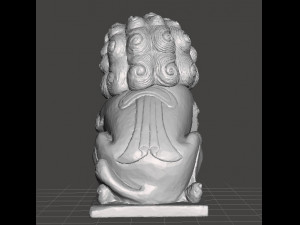 CHINESE LION DOG GUARDIAN STATUE FIGURE FOO DOG MODEL 3D Print Model