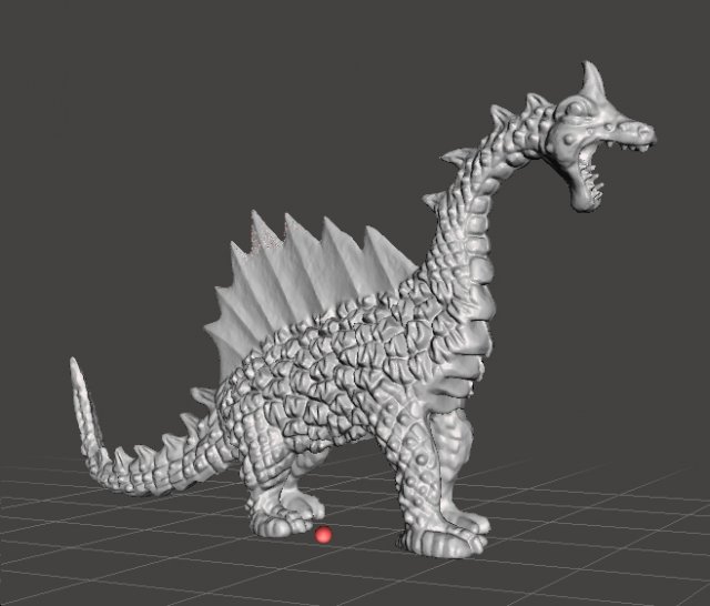 PLASTIC GREEN DRAGON VINTAGE 70s FIGURE MODEL TOY FANTASY DND AND RPG Modelo de impresión 3D .c4d .max .obj .3ds .fbx .stl .blend 