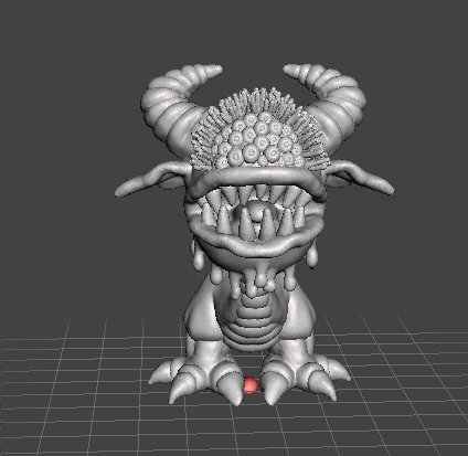 The Black Beast of Aaaaaargghh figure model collectible wargames rpg dnd 3D Print Model .c4d .max .obj .3ds .fbx .stl .blend 