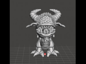 The Black Beast of Aaaaaargghh figure model collectible wargames rpg dnd 3Dプリントモデル