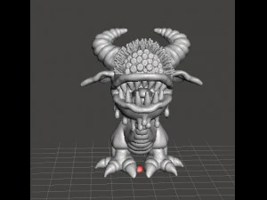 Model figur The Black Beast of Aaaaaargghh yang dapat dikoleksi permainan perang rpg dnd Model Cetak 3D