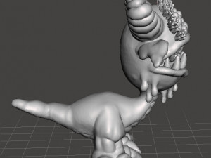 The Black Beast of Aaaaaargghh figure model collectible wargames rpg dnd 3D Print Model