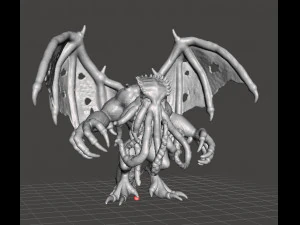 ファンタジー ゲーム DnD RPG 用クトゥルフ モンスター ミニチュア フィギュア 3Dプリントモデル
