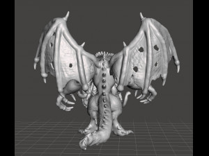 CTHULHU MONSTER MINIATURE FIGURE FOR FANTASY GAMES DnD RPG 3D 打印模型