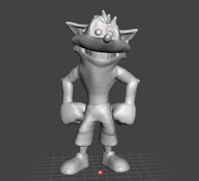 CRASH BANDICOOT VINTAGE FIGURE MODEL CREATURE VIDEOGAME 3D Print Model .c4d .max .obj .3ds .fbx .stl .blend 