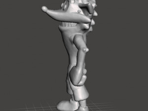 CRASH BANDICOOT VINTAGE FIGURE MODEL CREATURE VIDEOGAME 3Dプリントモデル