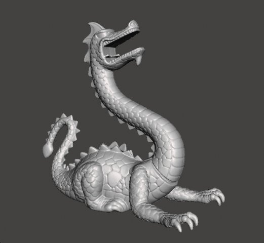 CROSSBOWS AND CATAPULTS DRAGON FIGURE MODEL FOR GAMES Model Cetak 3D .c4d .max .obj .3ds .fbx .stl .blend 