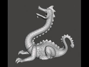 CROSSBOWS AND CATAPULTS DRAGON FIGURE MODEL FOR GAMES Model Cetak 3D