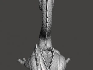 CROSSBOWS AND CATAPULTS DRAGON FIGURE MODEL FOR GAMES 3D Print Model