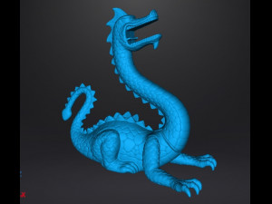 CROSSBOWS AND CATAPULTS DRAGON FIGURE MODEL FOR GAMES Model Cetak 3D