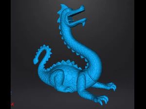 CROSSBOWS AND CATAPULTS DRAGON FIGURE MODEL FOR GAMES 3D Print Model