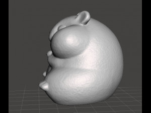 CUTE HAMSTER SITTING PVC FIGURE MODEL GASHAPON Model do druku 3D
