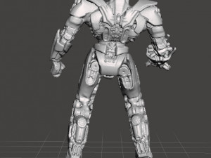 GIPSY DANGER FIGURE MODEL PACIFIC RIM JAEGER MECH 3D PRINTABLE Modello di stampa 3D