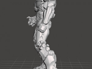 GIPSY DANGER FIGURE MODEL PACIFIC RIM JAEGER MECH 3D PRINTABLE Modello di stampa 3D