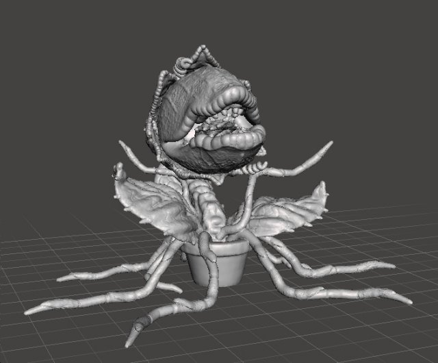 LITTLE SHOP OF HORRORS AUDREY MINIATURE MODEL FOR FANTASY GAMES DND RPG 3Dプリントモデル .c4d .max .obj .3ds .fbx .stl .blend 
