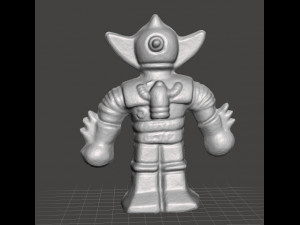 MONOCHROMATIC MARTIAN VINTAGE FIGURE MODEL TOY ALIEN 70s 3D Принт Модель