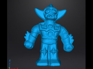 MONOCHROMATIC MARTIAN VINTAGE FIGURE MODEL TOY ALIEN 70s 3D Принт Модель