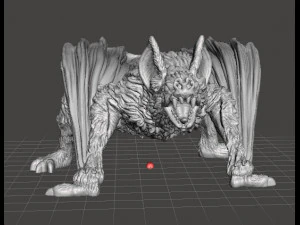 ГІГАНТСЬКИЙ ВАМПІР КАЖАН ФІГУРКА МОДЕЛЬ ТВАРИНА ІСТОТА ДИКА ПРИРОДА DND RPG 3D Принт Модель