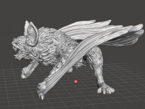 GIANT VAMPIRE BAT FIGURE MODEL ANIMAL CREATURE WILDLIFE DND RPG 3D Baskı Modeli