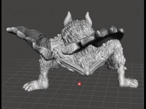 GIANT VAMPIRE BAT FIGURE MODEL ANIMAL CREATURE WILDLIFE DND RPG 3D Baskı Modeli