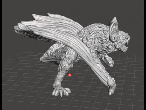 GIANT VAMPIRE BAT FIGURE MODEL ANIMAL CREATURE WILDLIFE DND RPG 3D Baskı Modeli