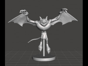 Giant Bat Boss miniature model for fantasy games dnd rpg 3Dプリントモデル
