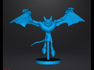 Giant Bat Boss miniature model for fantasy games dnd rpg 3D 프린트 모델