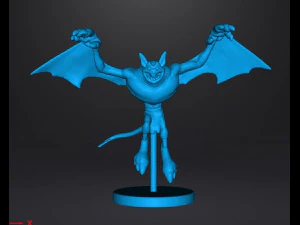Giant Bat Boss miniature model for fantasy games dnd rpg 3D Print Model