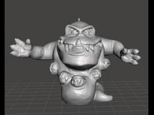 SNORKEATER SNORKS PVC PLASTIC FIGURE 1983 MODEL TOY 3Dプリントモデル