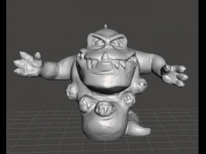 SNORKEATER SNORKS FIGURA IN PLASTICA PVC 1983 MODELLO GIOCATTOLO Modello di stampa 3D