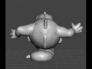 SNORKEATER SNORKS PVC PLASTIC FIGURE 1983 MODEL TOY 3Dプリントモデル