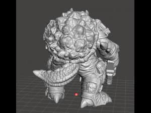 SAURIAN ANKYLON GRUNT MINIATURE MODEL FOR SCIFI GAMES RPG 3D Принт Модель