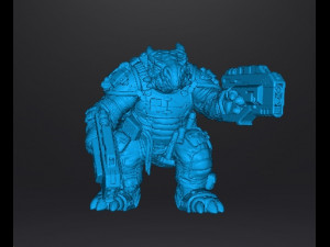 SAURIAN ANKYLON GRUNT MINIATURE MODEL FOR SCIFI GAMES RPG 3D Принт Модель