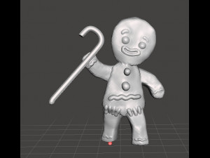 SHREK GINGERBREAD MAN VINTAGE FIGURE MODEL CREATURE Modelo de Impressão 3D