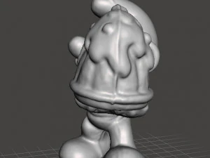 GREEDY SMURF 1980 PVC PLASTIC FIGURE MINIATURE TOY 3D Print Model