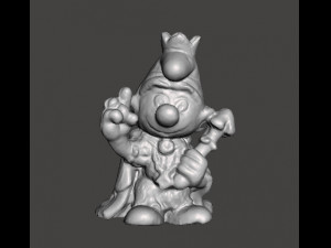 SMURF KING 1980 PVC PLASTIC FIGURE MINIATURE TOY 3D Print Model