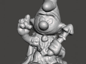 SMURF KING 1980 PVC PLASTIC FIGURE MINIATURE TOY Modelo de Impressão 3D