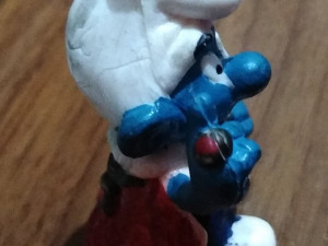 SMURF KING 1980 PVC PLASTIC FIGURE MINIATURE TOY Modelo de Impressão 3D