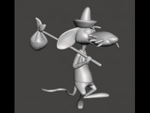 SLOW POKE RODRIGUEZ FIGURE MODEL LOONEY TUNES 3D Print Model