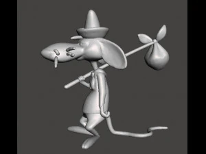 SLOW POKE RODRIGUEZ FIGURE MODEL LOONEY TUNES 3D Print Model