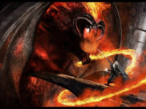 FLAME DEMON MINIATURE MODEL FOR FANTASY GAMES DND RPG 3D Print Model