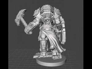 INQUISITOR SABBATHIEL IN TERMINATOR ARMOR MINIATURE MODEL DND RPG Modèles 3D en vedette