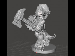 INQUISITOR SABBATHIEL IN TERMINATOR ARMOR MINIATURE MODEL DND RPG Modèles 3D en vedette