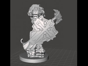 INQUISITOR SABBATHIEL IN TERMINATOR ARMOR MINIATURE MODEL DND RPG Modèles 3D en vedette