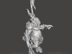 CHAOS BEASTMAN MINIATURE FIGURE FOR FANTASY GAMES DND RPG Modèles 3D en vedette