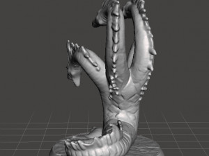 LERNAEAN HYDRA MINIATURE MODEL FOR FANTASY GAMES DND AND RPG 3D Baskı Modeli